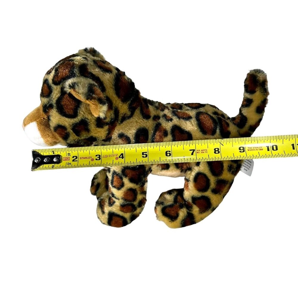 BURTON + BURTON Leopard Cheetah Cub Plush Stuffed Animal Toy Spotted Kitty Cat - Picture 8 of 9